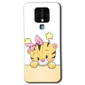 Tecno Camon 16 Sevimli Kedi Baskılı Uyumlu Silikon Kılıf