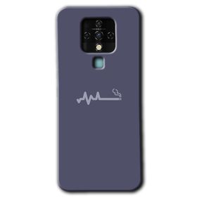 Tecno Camon 16 Sigara Zararlıdır Baskılı Uyumlu Silikon Kılıf