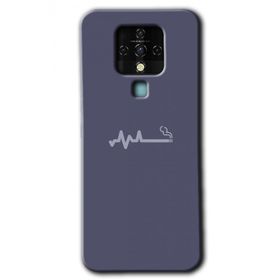 Tecno Camon 16 Sigara Zararlıdır Baskılı Uyumlu Silikon Kılıf