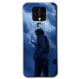Tecno Camon 16 Sonbahar Yalnızlığı Baskılı Uyumlu Silikon Kılıf