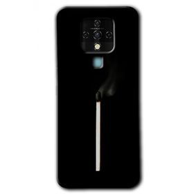 Tecno Camon 16 Sönmüş Kibrit Baskılı Uyumlu Silikon Kılıf