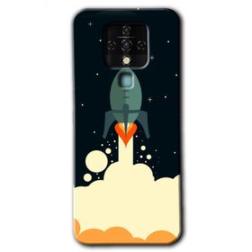 Tecno Camon 16 Space Smoke Baskılı Uyumlu Silikon Kılıf