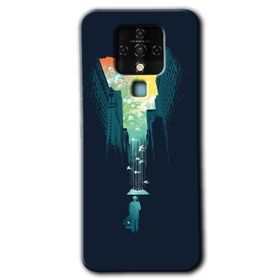 Tecno Camon 16 Spots Lilac Baskılı Uyumlu Silikon Kılıf