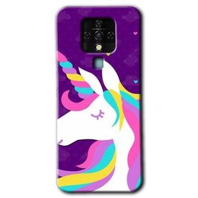 Tecno Camon 16 Unicorn Sleep Baskılı Uyumlu Silikon Kılıf