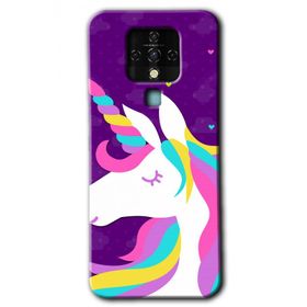 Tecno Camon 16 Unicorn Sleep Baskılı Uyumlu Silikon Kılıf