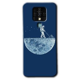 Tecno Camon 16 Uzay İşçisi Baskılı Uyumlu Silikon Kılıf