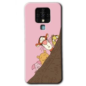 Tecno Camon 16 Winnie the Pooh Baskılı Uyumlu Silikon Kılıf
