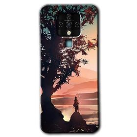 Tecno Camon 16 Yalnız Savaşcı Baskılı Uyumlu Silikon Kılıf
