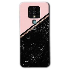 Tecno Camon 16 Yarım Mermer Baskılı Uyumlu Silikon Kılıf