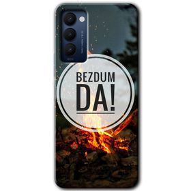 Tecno Camon 18 Bezdum Da Baskılı Uyumlu Silikon Kılıf