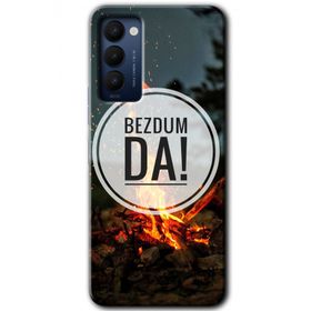 Tecno Camon 18 Bezdum Da Baskılı Uyumlu Silikon Kılıf
