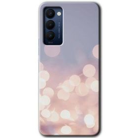 Tecno Camon 18 Blur Lights Baskılı Uyumlu Silikon Kılıf