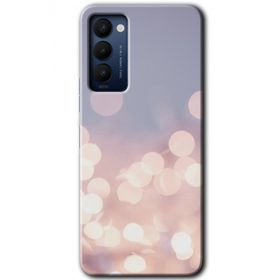 Tecno Camon 18 Blur Lights Baskılı Uyumlu Silikon Kılıf