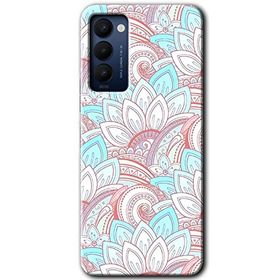 Tecno Camon 18 Çin Mandala 1 Baskılı Uyumlu Silikon Kılıf