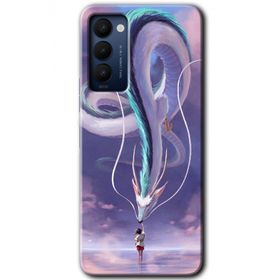 Tecno Camon 18 Dragon Snake Baskılı Uyumlu Silikon Kılıf