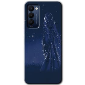 Tecno Camon 18 Gecenin Kraliçesi Baskılı Uyumlu Silikon Kılıf