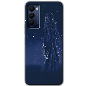 Tecno Camon 18 Gecenin Kraliçesi Baskılı Uyumlu Silikon Kılıf
