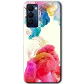Tecno Camon 18 Gökkuşağı Color Baskılı Uyumlu Silikon Kılıf