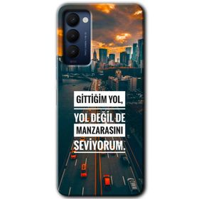 Tecno Camon 18 Graffiti Çizgi Film Baskılı Uyumlu Silikon Kılıf