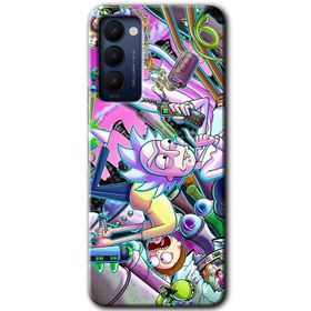 Tecno Camon 18 Graffiti Çizgi Film Baskılı Uyumlu Silikon Kılıf