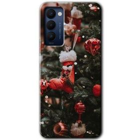 Tecno Camon 18 Happy New Year Baskılı Uyumlu Silikon Kılıf