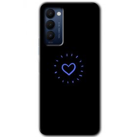 Tecno Camon 18 Heart Strokes Baskılı Uyumlu Silikon Kılıf