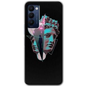 Tecno Camon 18 Heykel Baskılı Uyumlu Silikon Kılıf