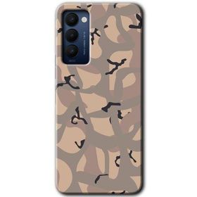 Tecno Camon 18 Kamuflaj 6 Baskılı Uyumlu Silikon Kılıf