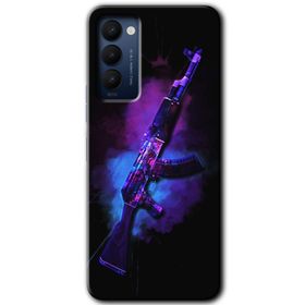 Tecno Camon 18 King Lion Baskılı Uyumlu Silikon Kılıf