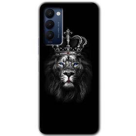 Tecno Camon 18 King Lion Baskılı Uyumlu Silikon Kılıf