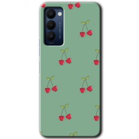 Tecno Camon 18 Kiraz Berry Baskılı Uyumlu Silikon Kılıf