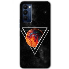 Tecno Camon 18 Kızıl Gezegen Baskılı Uyumlu Silikon Kılıf