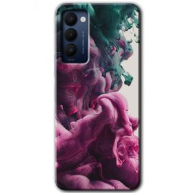 Tecno Camon 18 Liquid Cloud Baskılı Uyumlu Silikon Kılıf