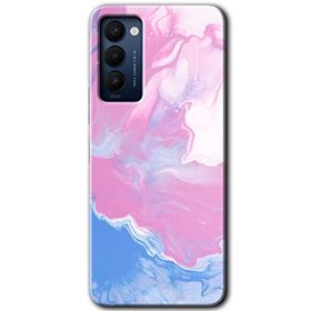 Tecno Camon 18 Liquid Lekeler Art Baskılı Uyumlu Silikon Kılıf
