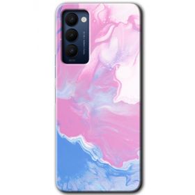 Tecno Camon 18 Liquid Lekeler Art Baskılı Uyumlu Silikon Kılıf