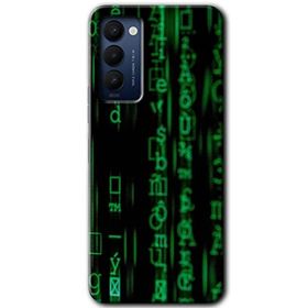 Tecno Camon 18 Matrix Baskılı Uyumlu Silikon Kılıf