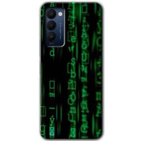 Tecno Camon 18 Matrix Baskılı Uyumlu Silikon Kılıf