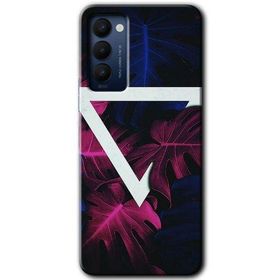 Tecno Camon 18 Mekanik Yaprak Baskılı Uyumlu Silikon Kılıf