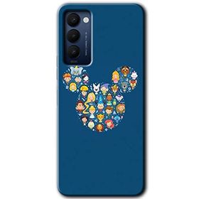 Tecno Camon 18 Mickey Baskılı Uyumlu Silikon Kılıf