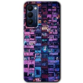Tecno Camon 18 Şehir Görünümü Baskılı Uyumlu Silikon Kılıf