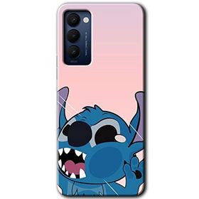 Tecno Camon 18 Stitch Baskılı Uyumlu Silikon Kılıf