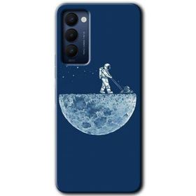 Tecno Camon 18 Uzay İşçisi Baskılı Uyumlu Silikon Kılıf