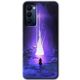 Tecno Camon 18 Wanderer Silhouette Baskılı Uyumlu Silikon Kılıf