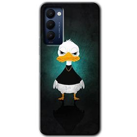 Tecno Camon 18P Angry Duck Baskılı Uyumlu Silikon Kılıf