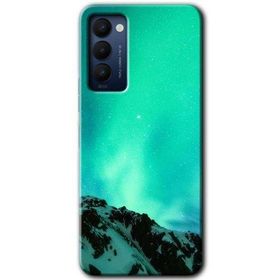Tecno Camon 18P Aurora Baskılı Uyumlu Silikon Kılıf