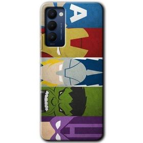 Tecno Camon 18P Avengers 1 Baskılı Uyumlu Silikon Kılıf
