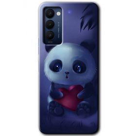 Tecno Camon 18P Bebek Panda Baskılı Uyumlu Silikon Kılıf
