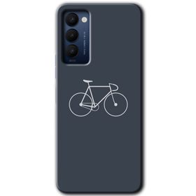 Tecno Camon 18P Bike Baskılı Uyumlu Silikon Kılıf