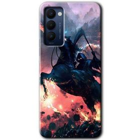 Tecno Camon 18P Bloodhorne Baskılı Uyumlu Silikon Kılıf