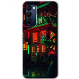 Tecno Camon 18P China Street Baskılı Uyumlu Silikon Kılıf